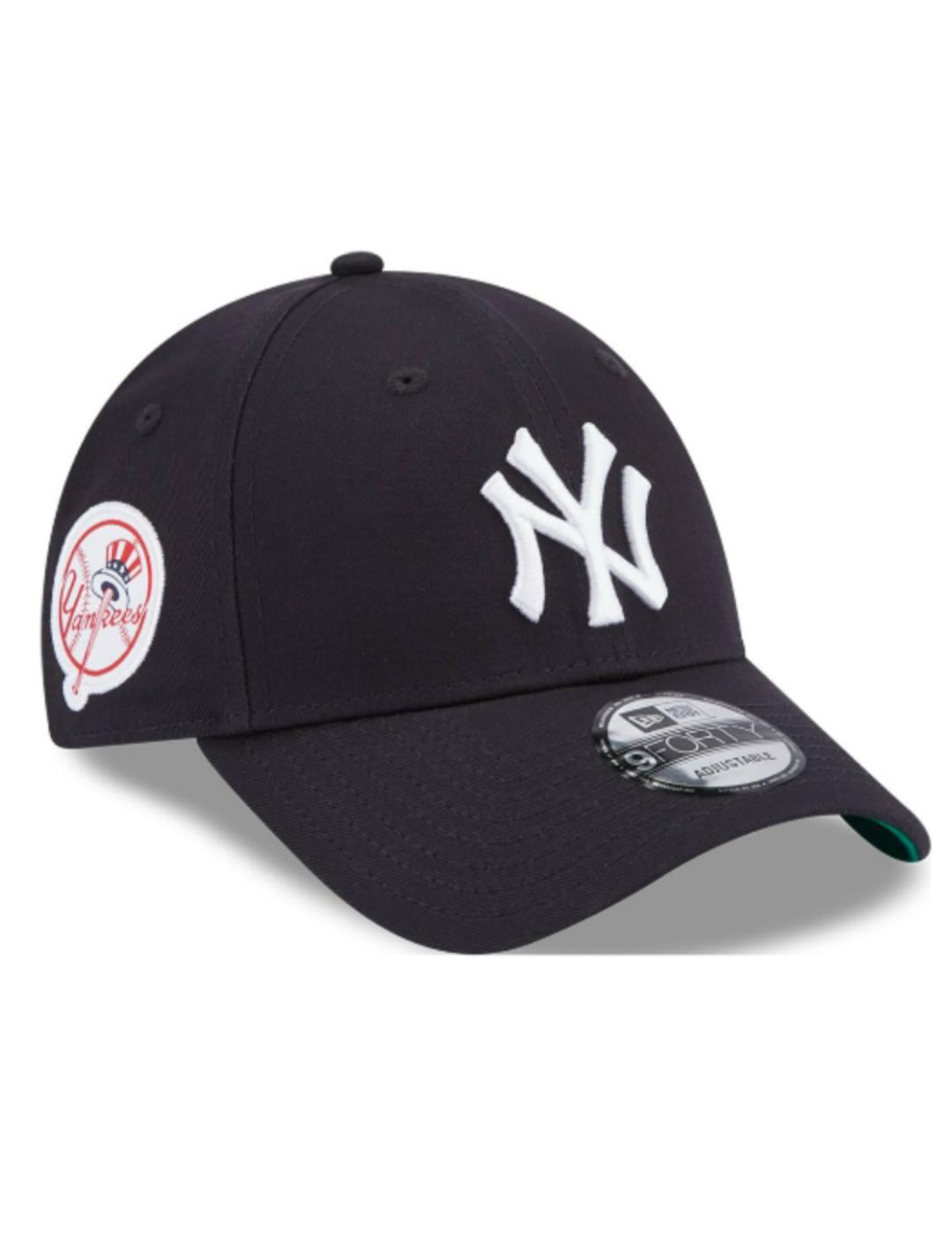 gorra new era side patch New York Yankees marino unisex.