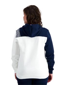 sudadera le coq sportif saison 1 nº1 blanco marino unisex.