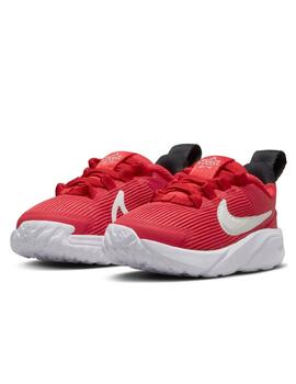 Zapatillas nike star runner 4 nn rojo de bebé.
