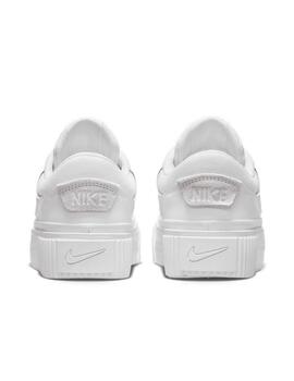 Zapatillas nike court legacy lift blanco de mujer.