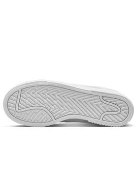 Zapatillas nike court legacy lift blanco de mujer.