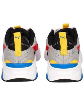 Zapatillas puma trinity lite jr negro rojo de niño.