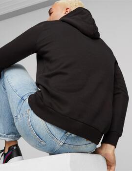 sudadera con tejido polar puma bmw motorsport negro de hmbre