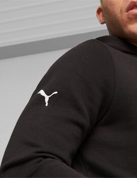 sudadera con tejido polar puma bmw motorsport negro de hmbre