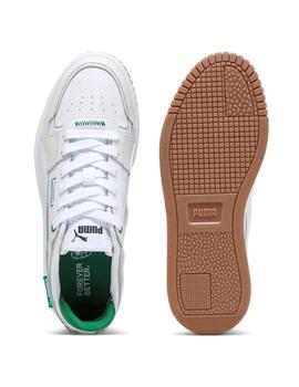 Zapatillas puma carina street VTG blanco verde de mujer.