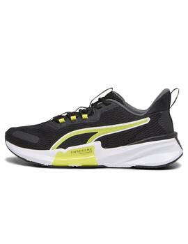 Zapatillas puma pwrframe tr 2 negro amarillo de hombre.