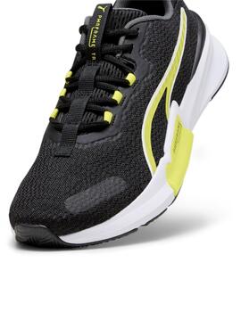 Zapatillas puma pwrframe tr 2 negro amarillo de hombre.