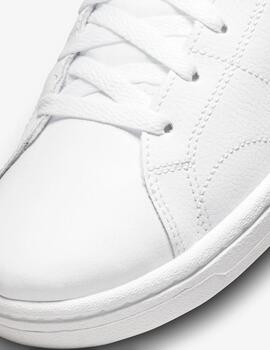 Zapatillas nike court royale 2 mid blanco rosa de mujer.
