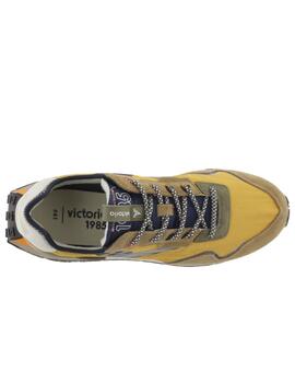 Zapatillas victoria basket wing sport mostaza de hombre.