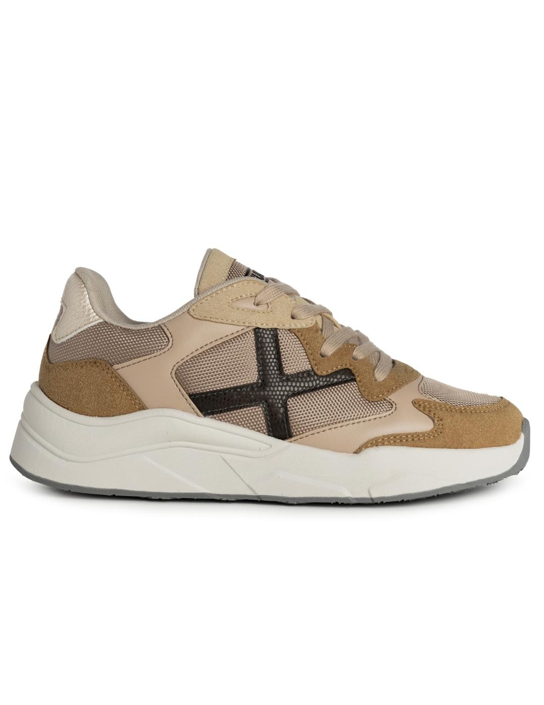 Zapatillas munich mali 30 marrón de mujer.