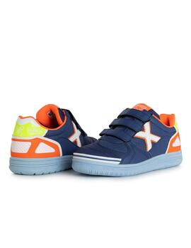 Zapatillas munich g3 kid vco premium 368 marino de niño.