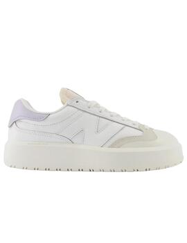 Zapatillas new balance ct302sl  blanco violeta de mujer.