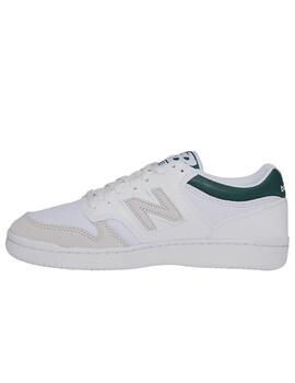 Zapatillas new balance bb480lkd blanco verde unisex.