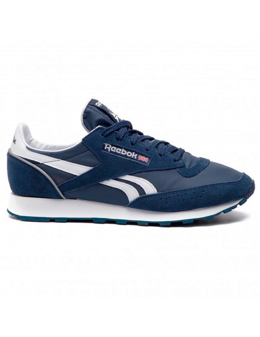 reebok classic azul hombre