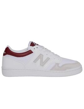 Zapatillas new balance bb480lkb blanco granate unisex.