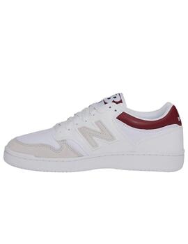 Zapatillas new balance bb480lkb blanco granate unisex.