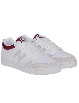 Zapatillas new balance bb480lkb blanco granate unisex.