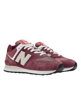 Zapatillas new balance u574hmg granate de hombre.