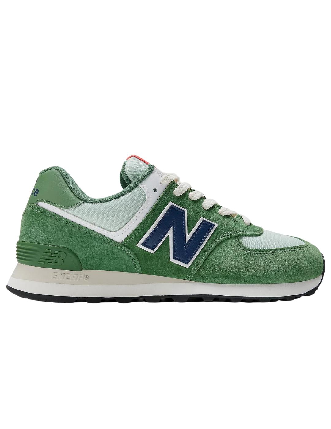 Zapatillas new balance u574hgb verde de hombre.