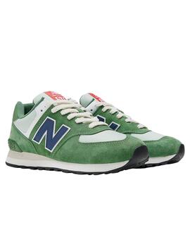 Zapatillas new balance u574hgb verde de hombre.