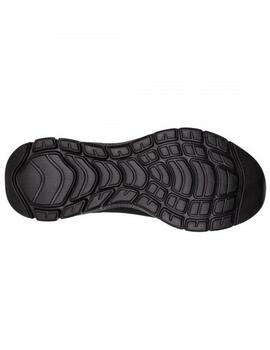 Zapatillas skechers flex advantage 4.0 negro de hombre.