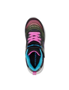 Zapatillas skechers jumpsters negro de niña.