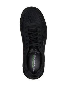 Zapatillas skechers track scloric negro de hombre.