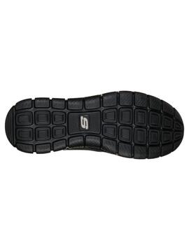 Zapatillas skechers track scloric negro de hombre.