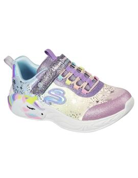 Zapatillas skechers unicorn dreams multicolor de niña.