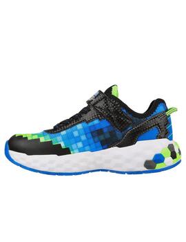 Zapatillas skechers mega craft multicolor de niño.
