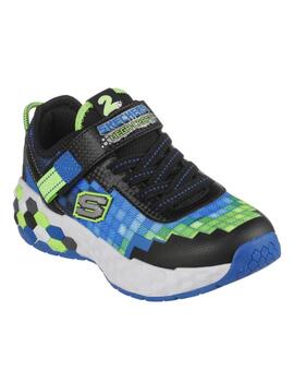Zapatillas skechers mega craft multicolor de niño.