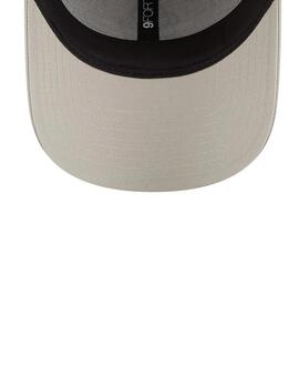 gorra new era 940 essential new york yankees beige unisex.