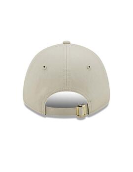 gorra new era essential 940 new york yankees beige de mujer.
