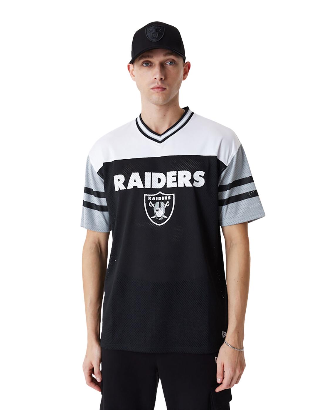camiseta new era Las Vegas Raiders NFL negro de hombre.