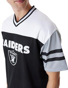 camiseta new era Las Vegas Raiders NFL negro de hombre.