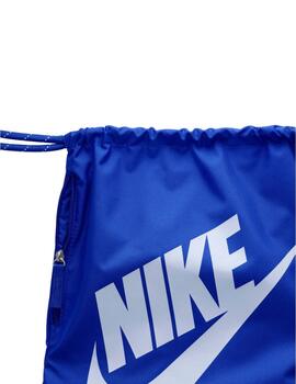 gymsack nike heritage drawstring azul unisex.