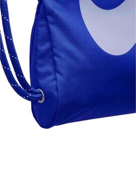 gymsack nike heritage drawstring azul unisex.