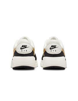 Zapatillas nike air max sc blanco oro de mujer.