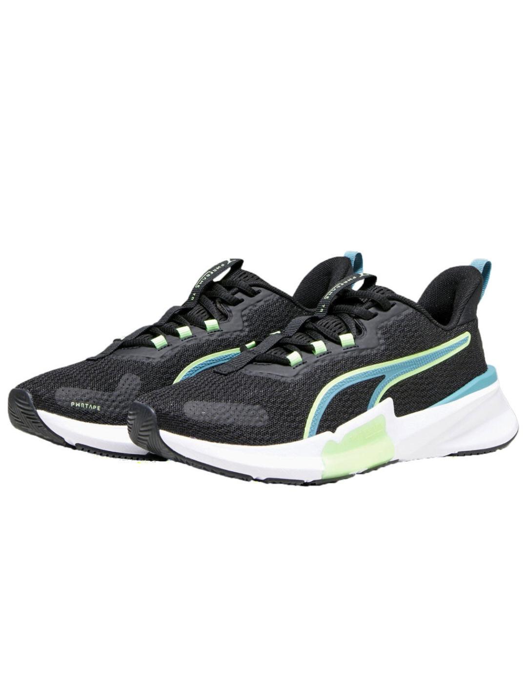 Zapatillas puma pwrframe tr2 negro de mujer.