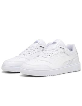 Zapatillas puma doublecourt blanco de hombre.