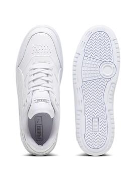 Zapatillas puma doublecourt blanco de hombre.