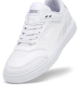 Zapatillas puma doublecourt blanco de hombre.