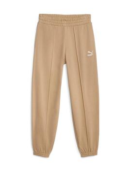 pantalón classics sweatpants beige de mujer.