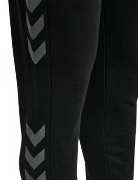 pantalón hummel hm legacy tapered negro de hombre.