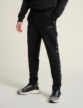 pantalón hummel hm legacy tapered negro de hombre.