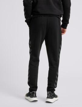 pantalón hummel hm legacy tapered negro de hombre.