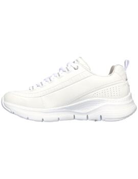 Zapatillas skechers arch fit citi drive blanco de mujer.