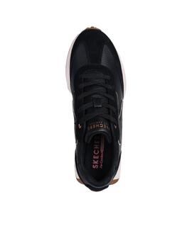 Zapatillas skechers gusto path winder negro de mujer.