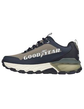 Zapatilla skechers trail max protect fast track verde hombre