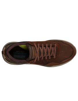 Zapatillas skechers benago hombr marrón de hombre.